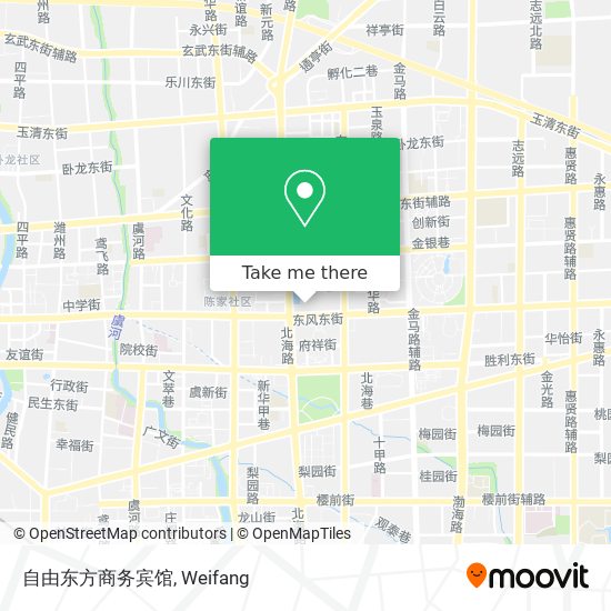 自由东方商务宾馆 map