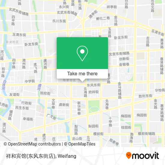 祥和宾馆(东风东街店) map