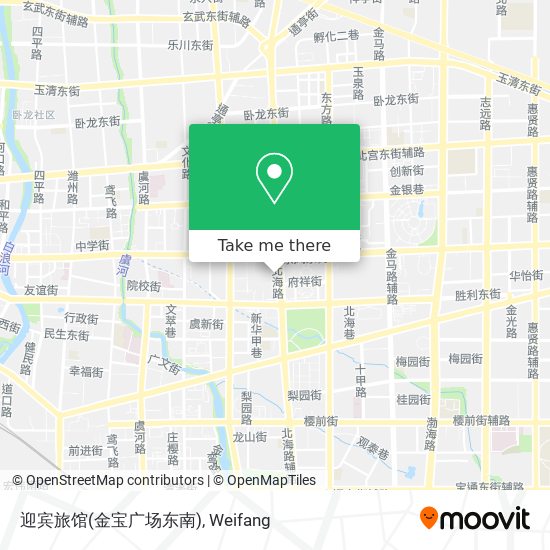 迎宾旅馆(金宝广场东南) map