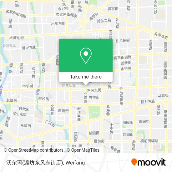 沃尔玛(潍坊东风东街店) map