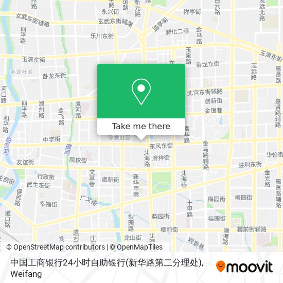 中国工商银行24小时自助银行(新华路第二分理处) map