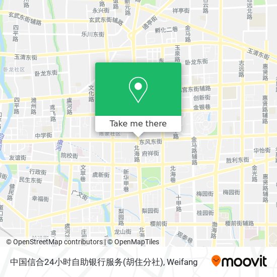 中国信合24小时自助银行服务(胡住分社) map