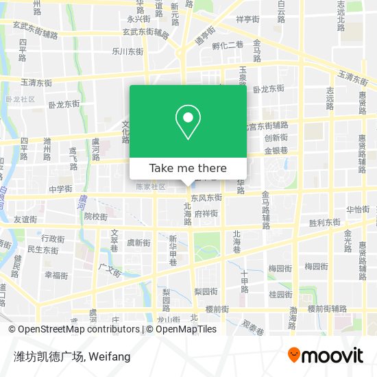 潍坊凯德广场 map