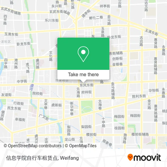 信息学院自行车租赁点 map