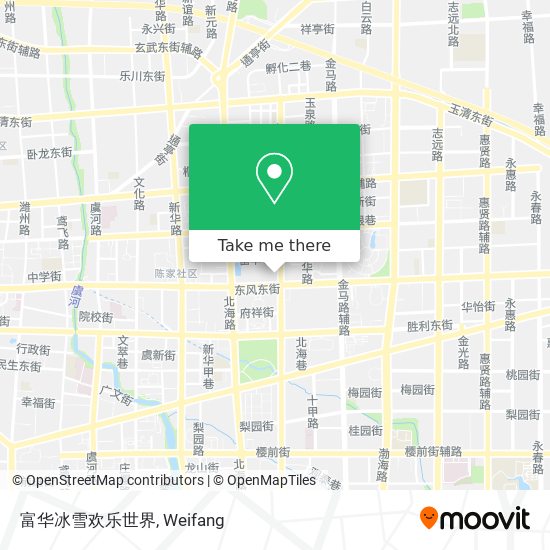富华冰雪欢乐世界 map