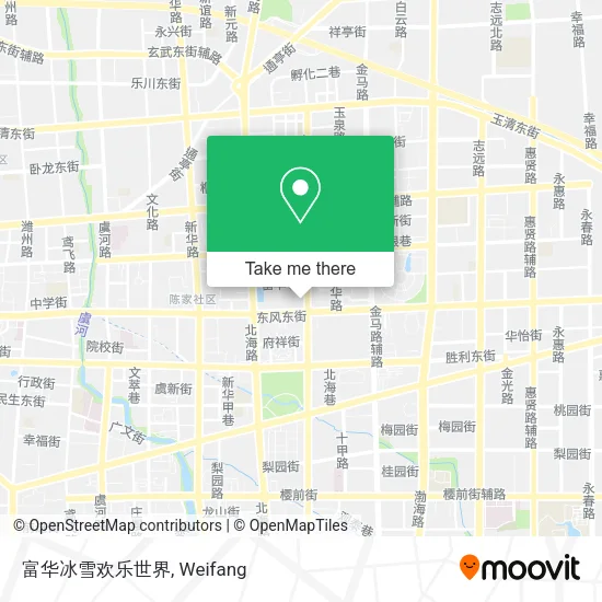 富华冰雪欢乐世界 map