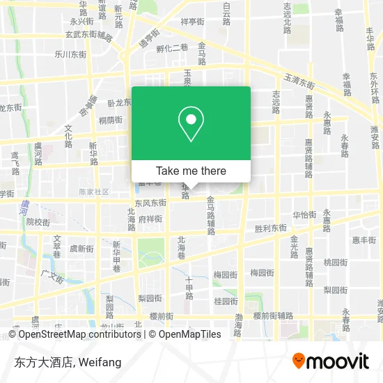 东方大酒店 map