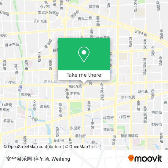 富华游乐园-停车场 map