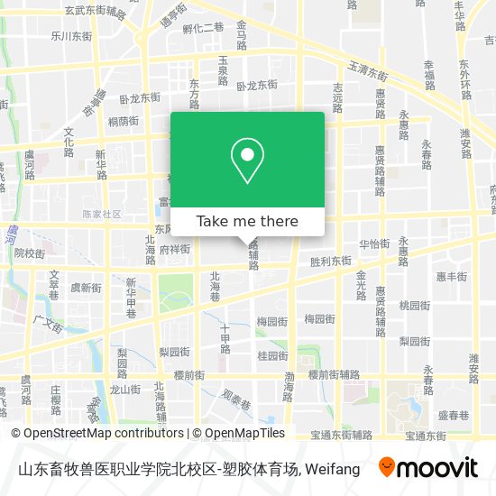 山东畜牧兽医职业学院北校区-塑胶体育场 map