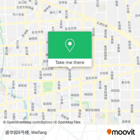 盛华园8号楼 map