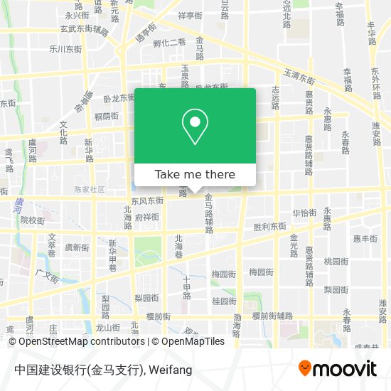 中国建设银行(金马支行) map