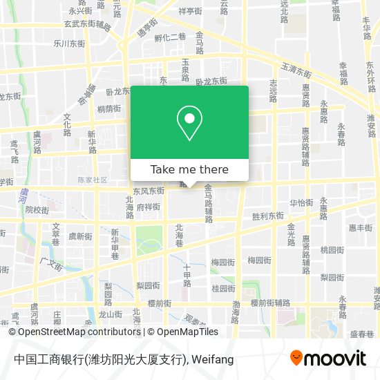 中国工商银行(潍坊阳光大厦支行) map