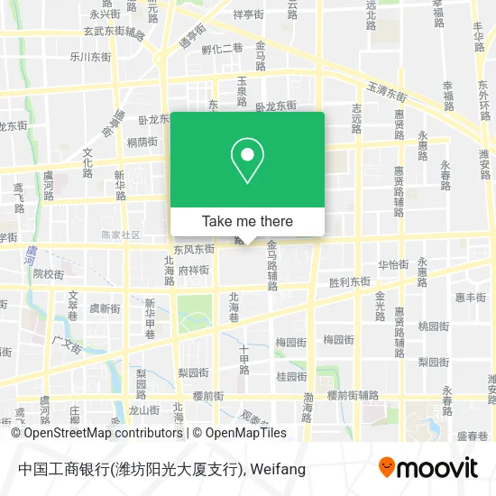 中国工商银行(潍坊阳光大厦支行) map