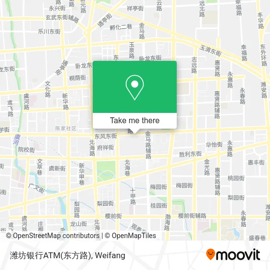 潍坊银行ATM(东方路) map