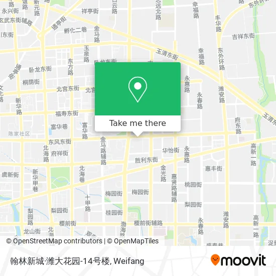 翰林新城·潍大花园-14号楼 map