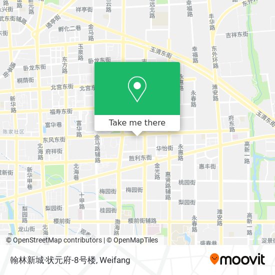 翰林新城·状元府-8号楼 map