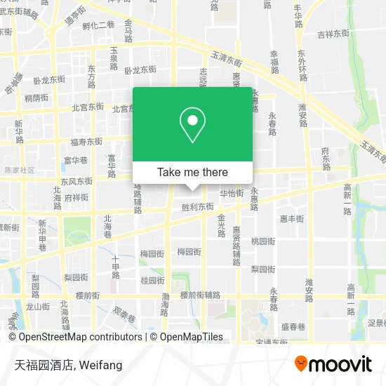 天福园酒店 map