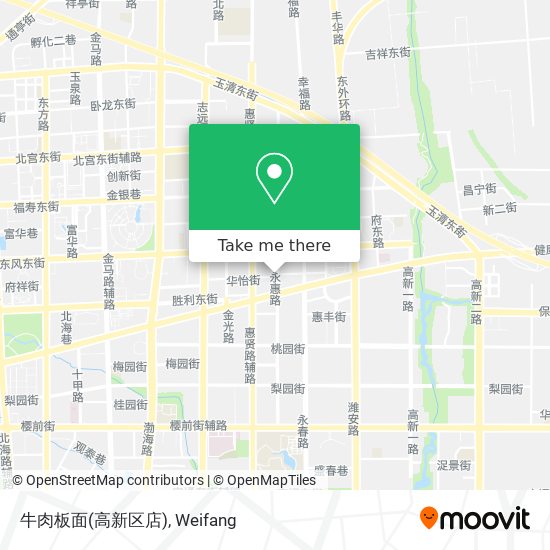 牛肉板面(高新区店) map