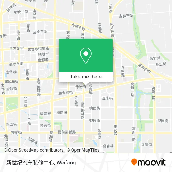 新世纪汽车装修中心 map