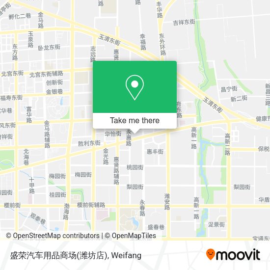 盛荣汽车用品商场(潍坊店) map