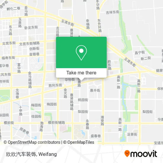 欣欣汽车装饰 map