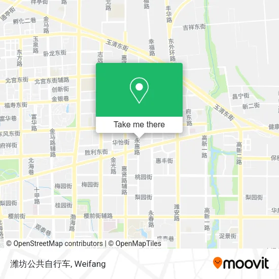 潍坊公共自行车 map
