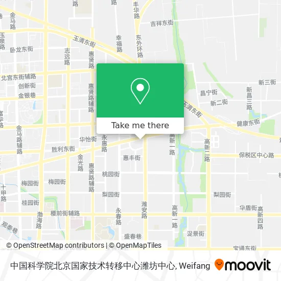 中国科学院北京国家技术转移中心潍坊中心 map