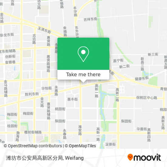 潍坊市公安局高新区分局 map