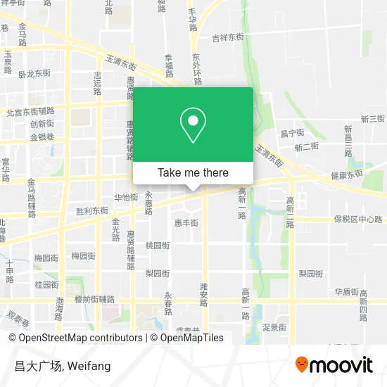 昌大广场 map