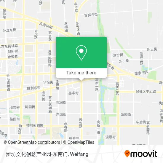 潍坊文化创意产业园-东南门 map