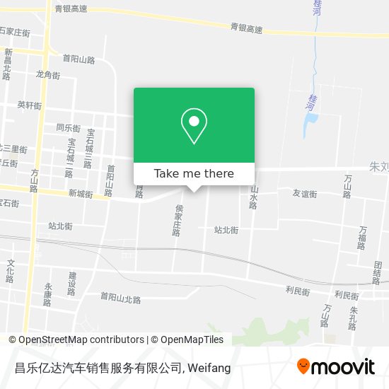 昌乐亿达汽车销售服务有限公司 map