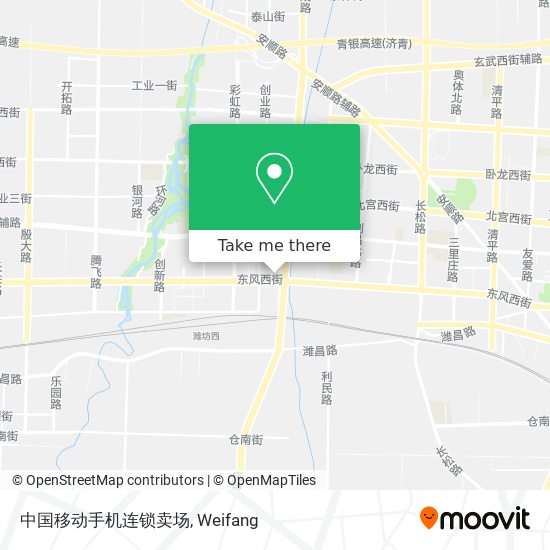 中国移动手机连锁卖场 map