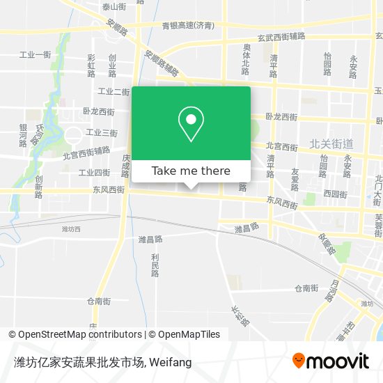 潍坊亿家安蔬果批发市场 map