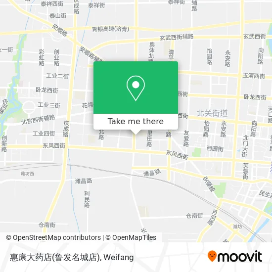 惠康大药店(鲁发名城店) map
