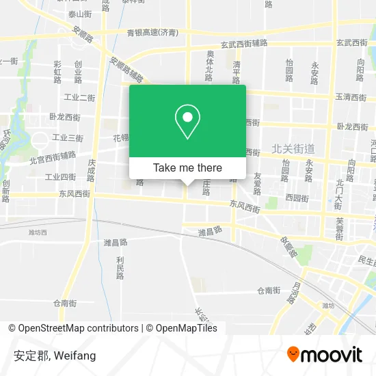 安定郡 map