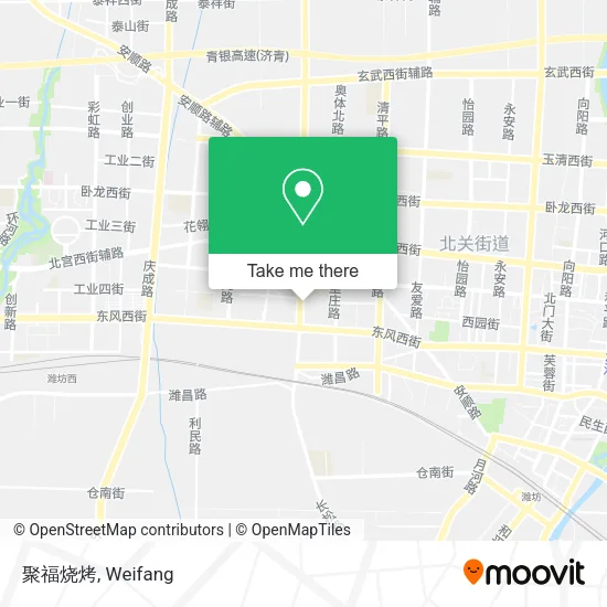 聚福烧烤 map