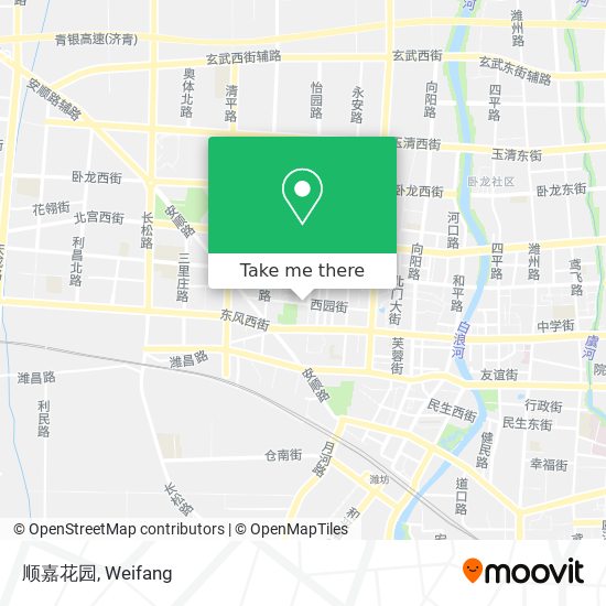 顺嘉花园 map