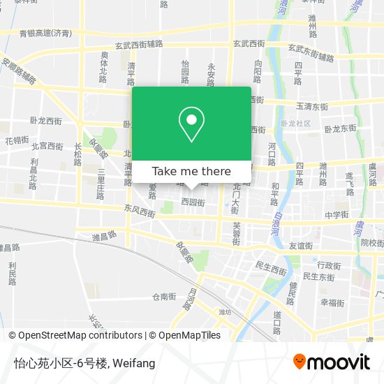 怡心苑小区-6号楼 map