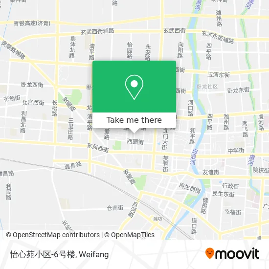怡心苑小区-6号楼 map