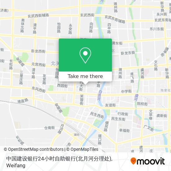 中国建设银行24小时自助银行(北月河分理处) map
