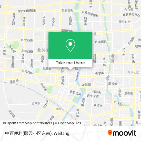 中百便利(颐园小区东南) map