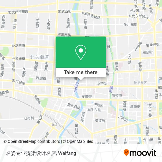 名姿专业烫染设计名店 map