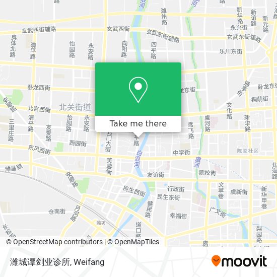 潍城谭剑业诊所 map