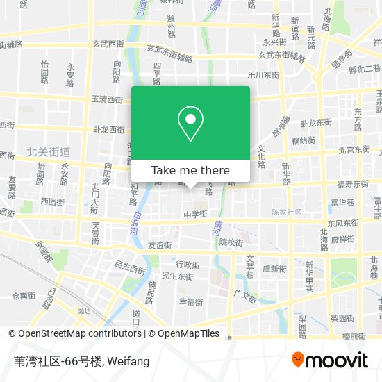 苇湾社区-66号楼 map
