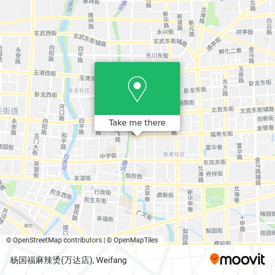 杨国福麻辣烫(万达店) map