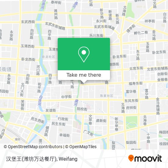 汉堡王(潍坊万达餐厅) map