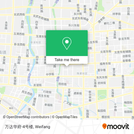 万达华府-4号楼 map