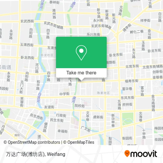 万达广场(潍坊店) map