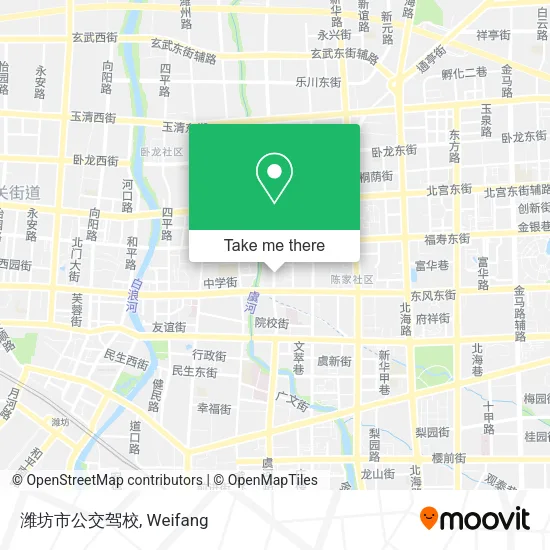 潍坊市公交驾校 map