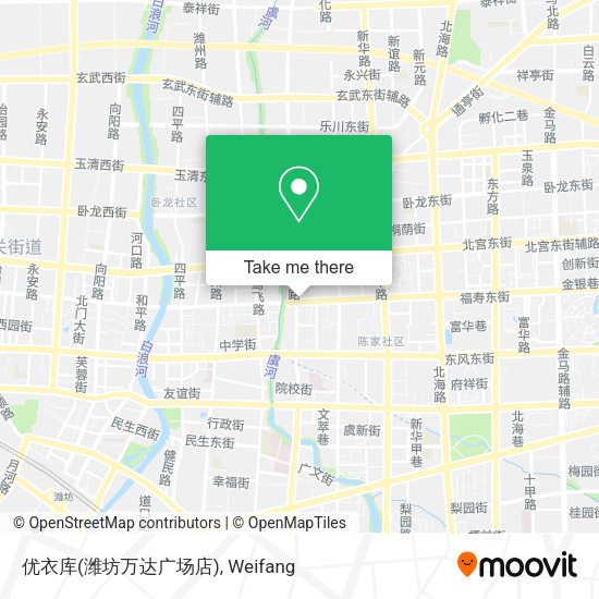 优衣库(潍坊万达广场店) map